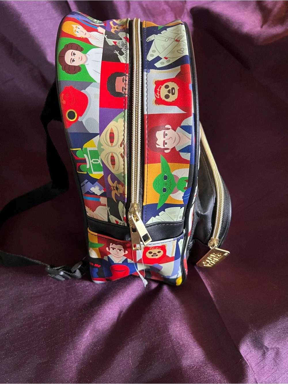 Star Wars Multi-Color Character Panel Mini Backpack - Picture 4 of 8